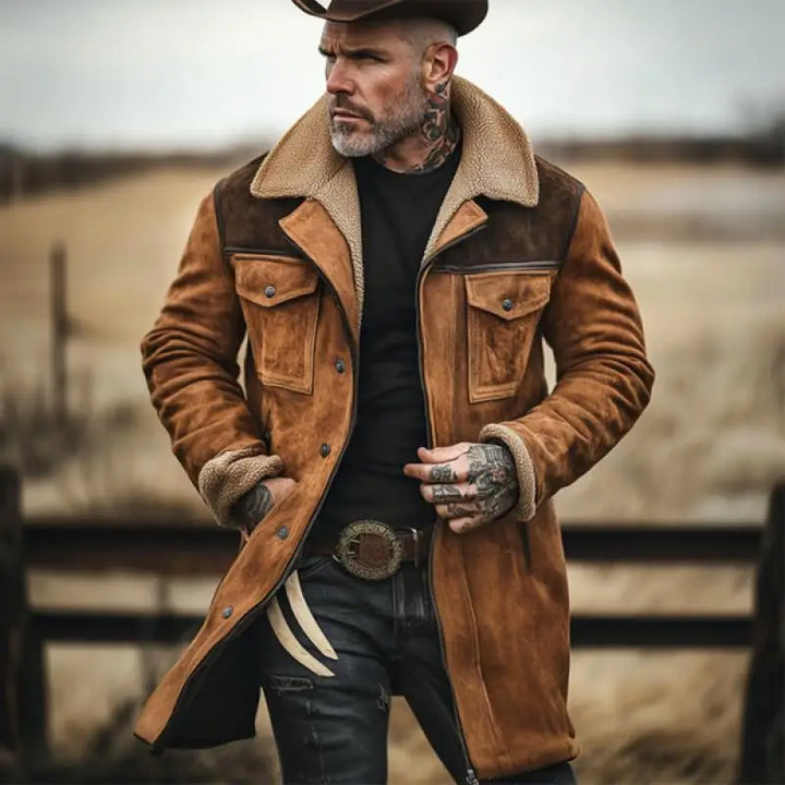 Grady Shearling Collar Coat