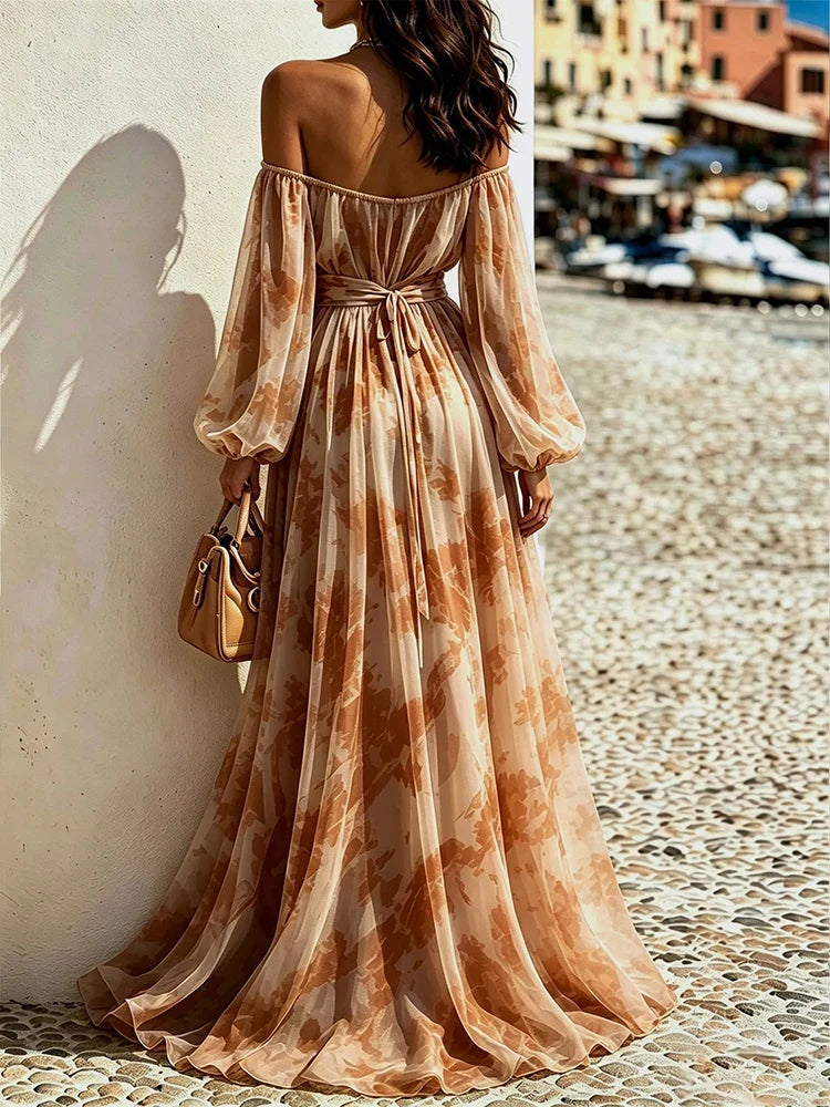 Faustina Off Shoulder Maxi Dress