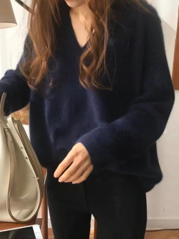 Hazel Casual V-Neck Sweater