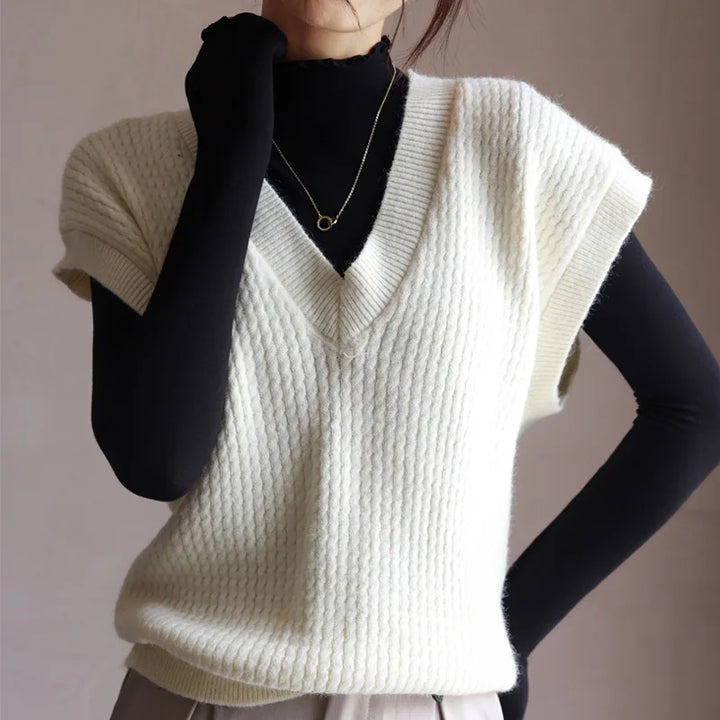 Nerissa Lettuce Edge Knit Top