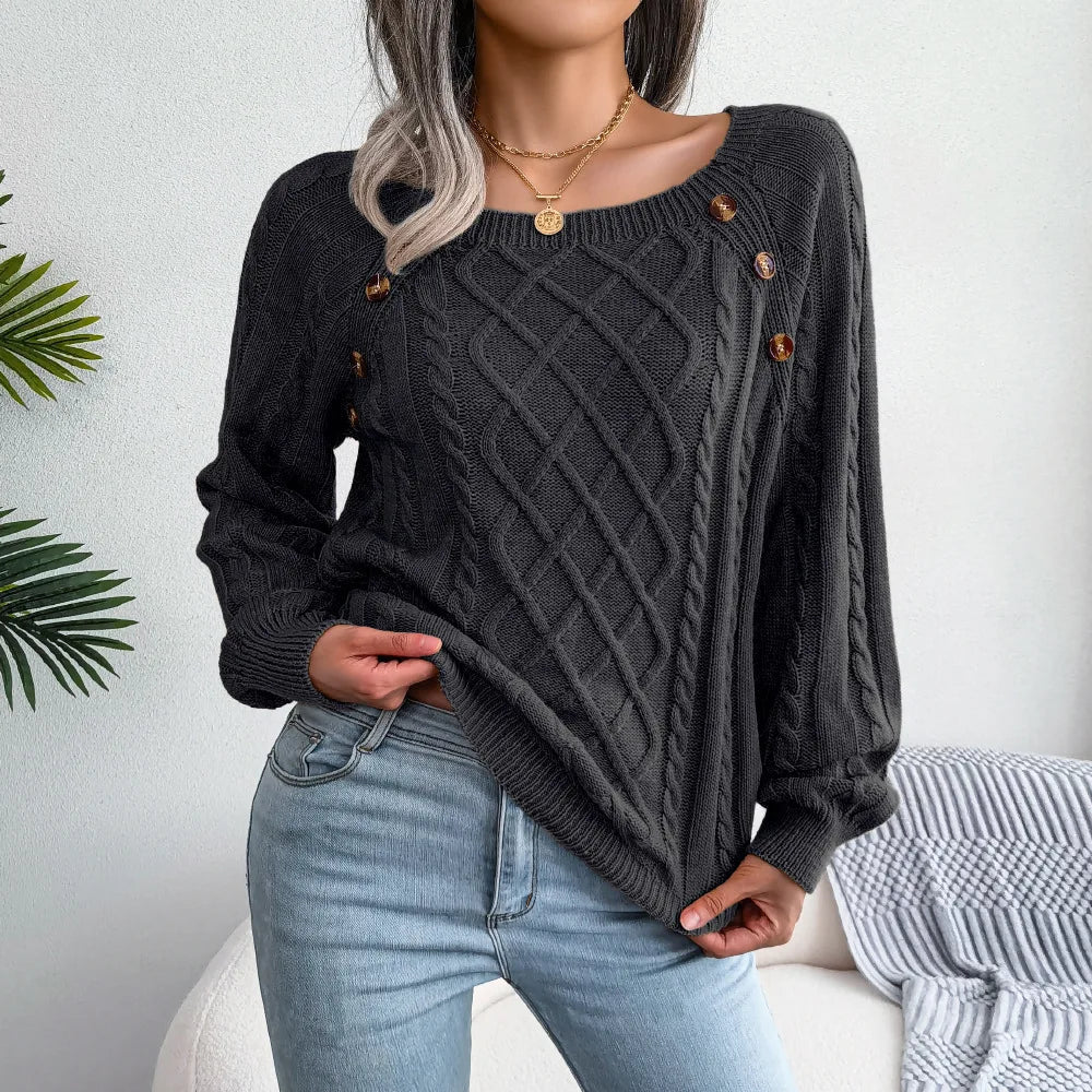 Marielena Square Neck Sweater
