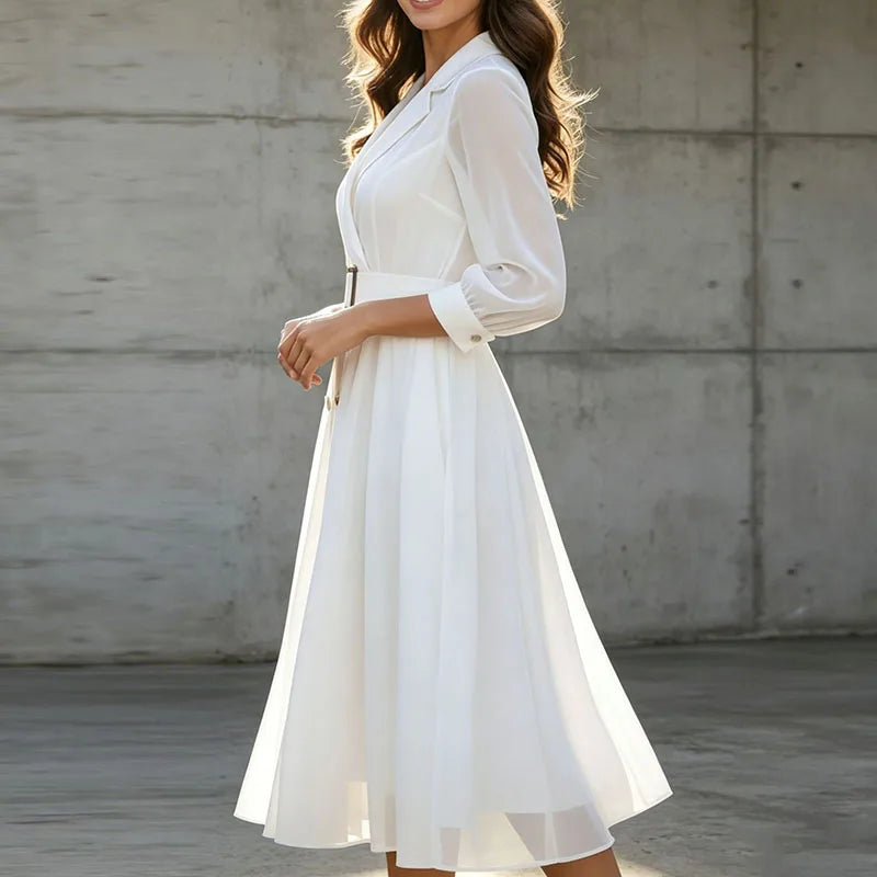Nola Double Breasted Midi Dress