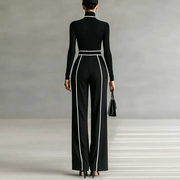 Lisa Buckled Waist Two Piece Set