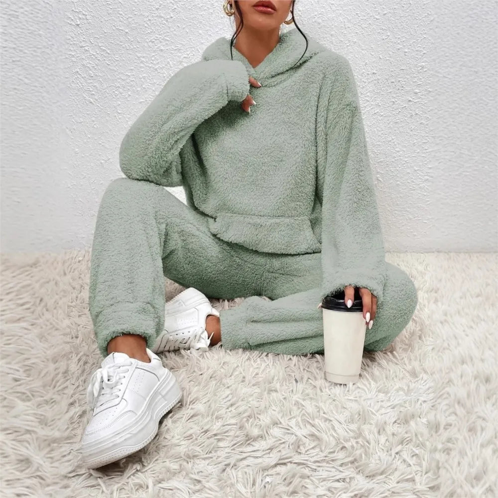 Astrella Cozy Hooded Fleece Set
