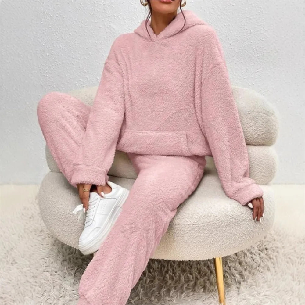 Astrella Cozy Hooded Fleece Set