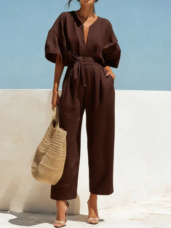 Joanna Summer Linen Jumpsuit