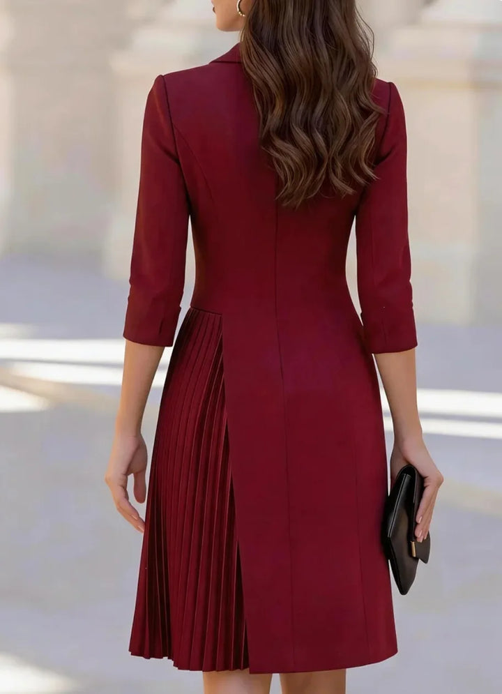 Melinea Pleated Blazer Dress