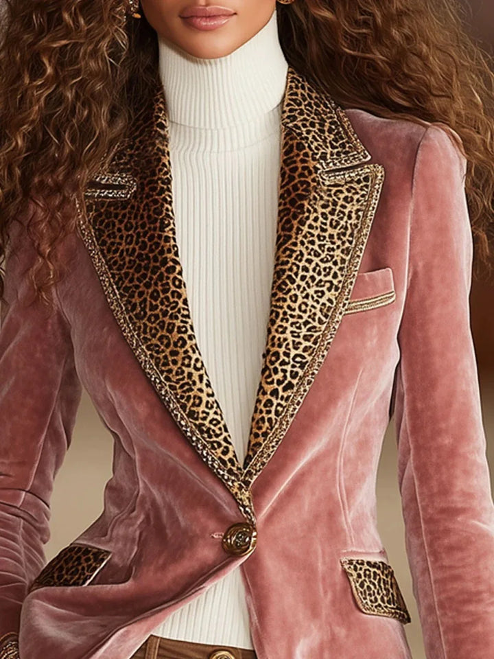 Danica Tailored Velvet Blazer