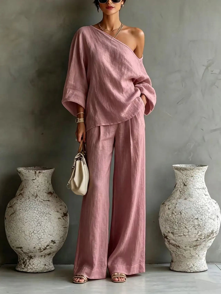 Amara One Shoulder Matching Set