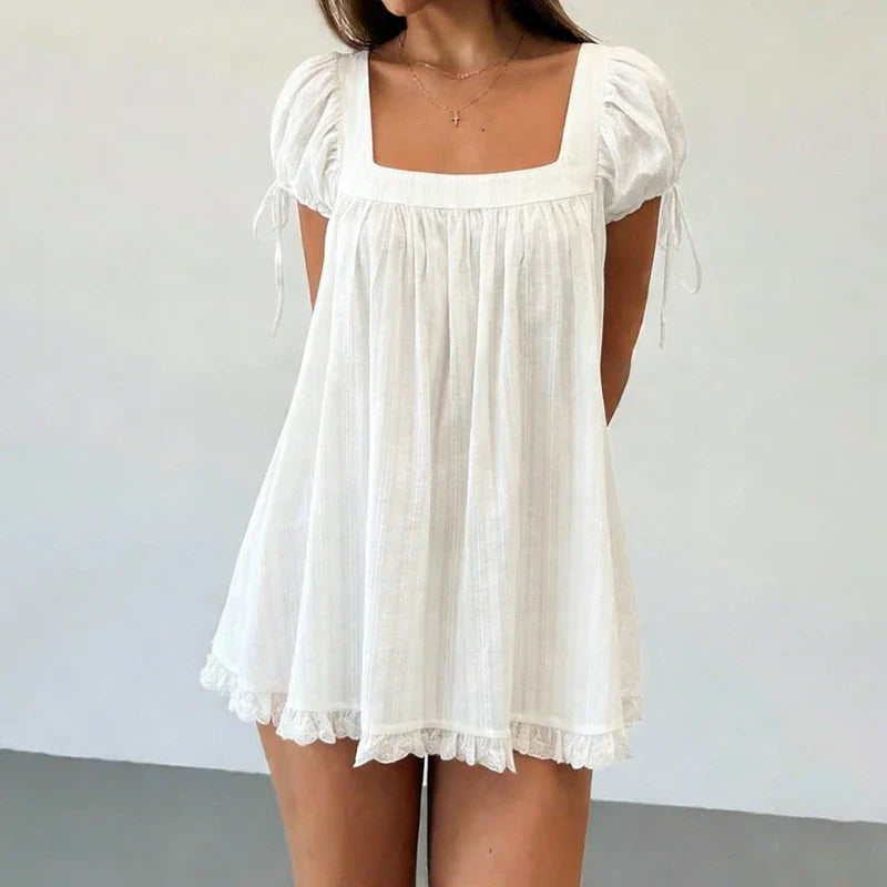 Natalie Square Neck Mini Dress
