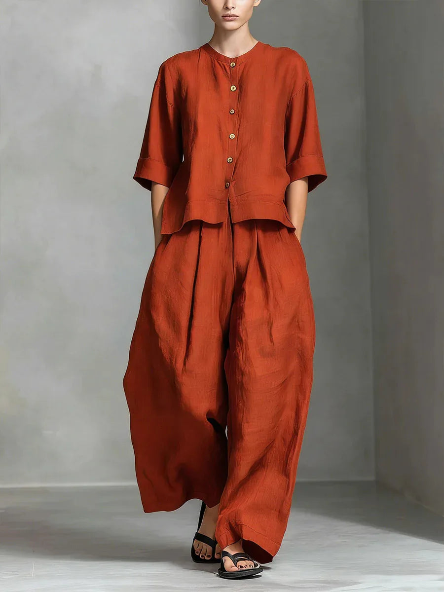 Eliana Linen Matching Set