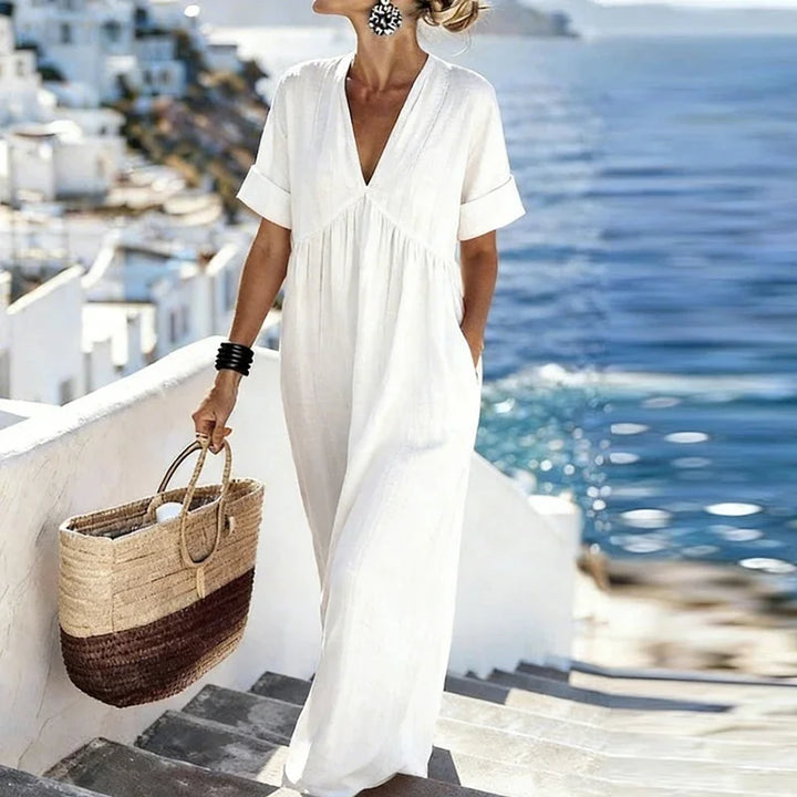 Brianne Sophisticated Bohemian Maxi Dress