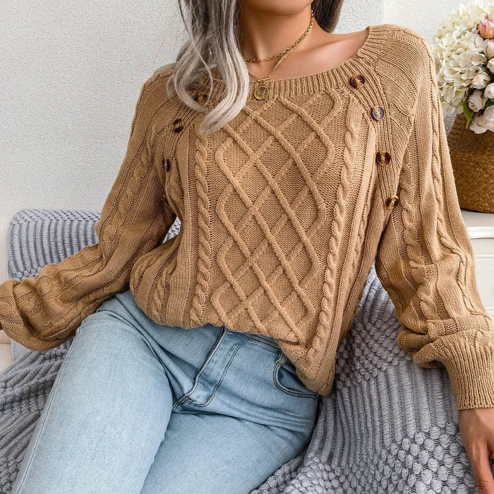 Marielena Square Neck Sweater