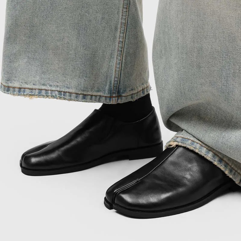 Callum Leather Tabi Loafers