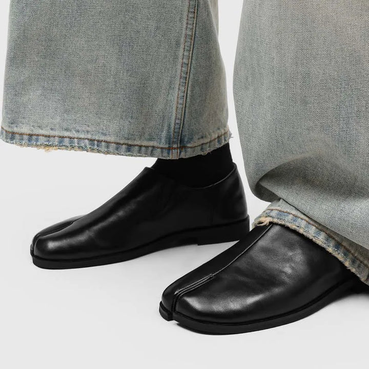 Callum Leather Tabi Loafers