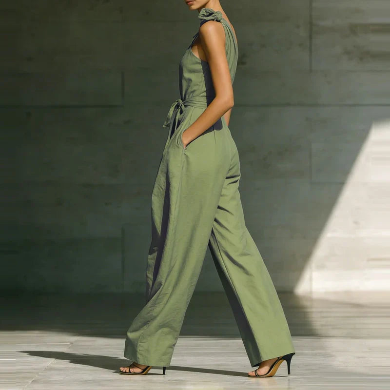 Zaffira Wide Leg Summer Jumpsuit