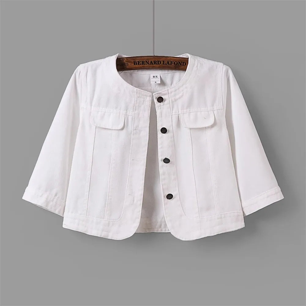 Noami Cropped Denim Jacket