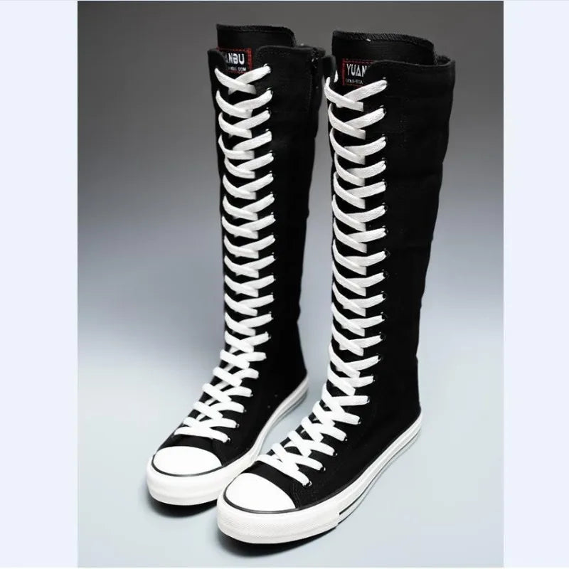 Marisol Lace Up Knee Boots