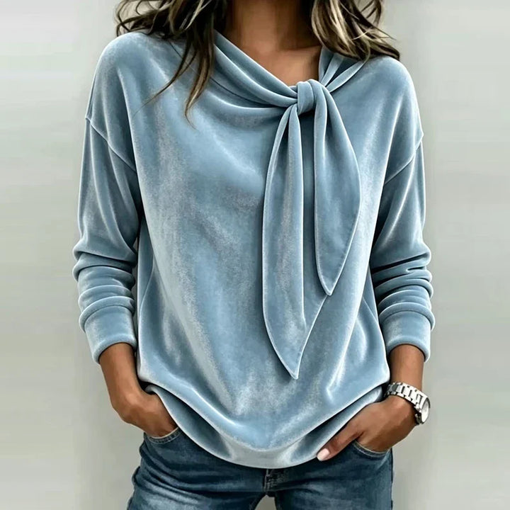 Marguerite Bow Neck Pullover