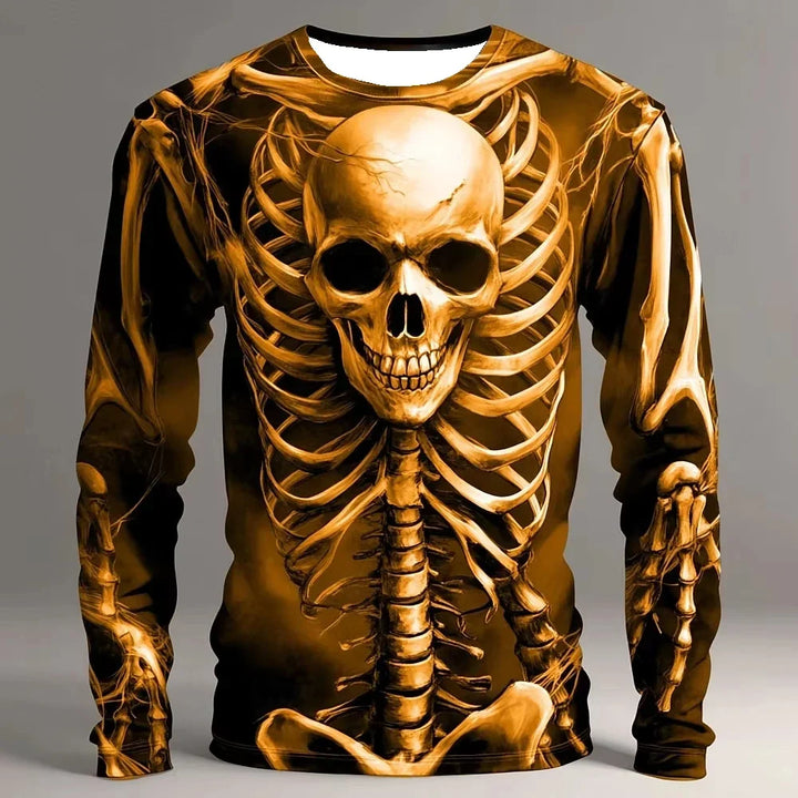 Axen Halloween Skeleton Shirt
