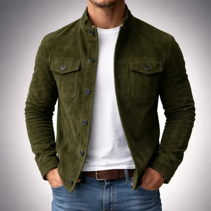 Griffin Structured Collarless Jacket