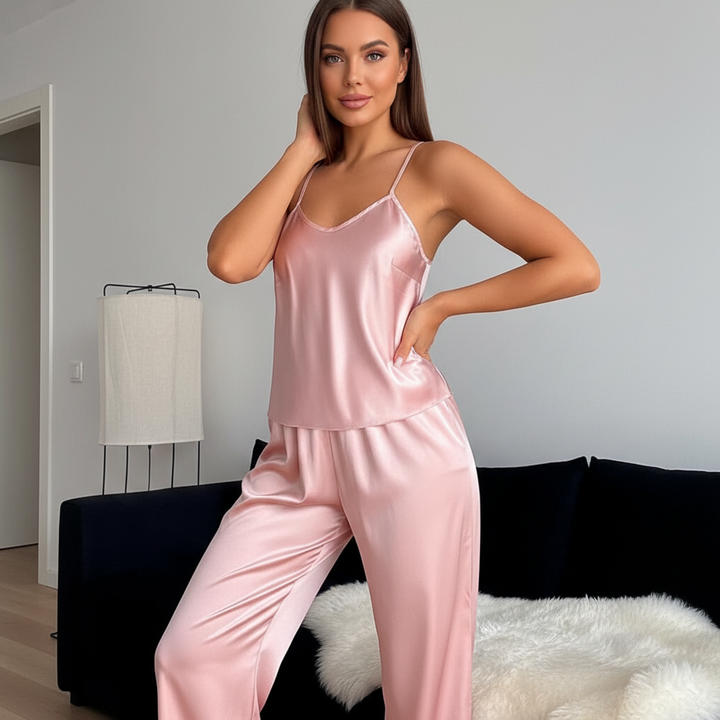 Emmeline V-Neck Pajama Set