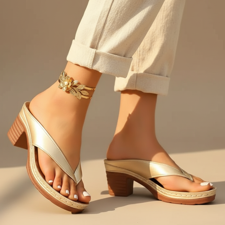 Monica Platform Thong Sandals