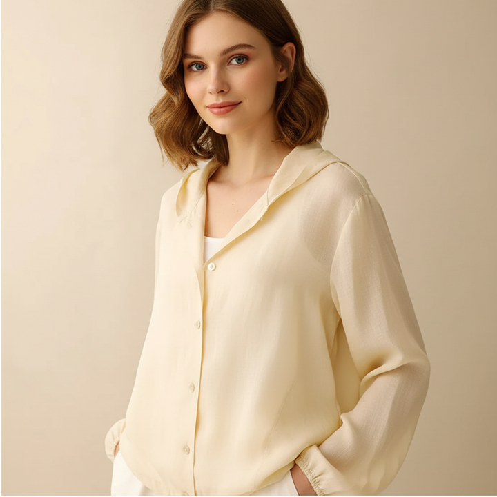 Arden Taylor Linen Hoodie