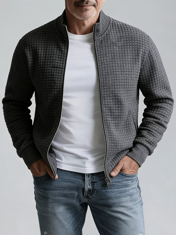 Grayson Stand-Collar Zip Jacket