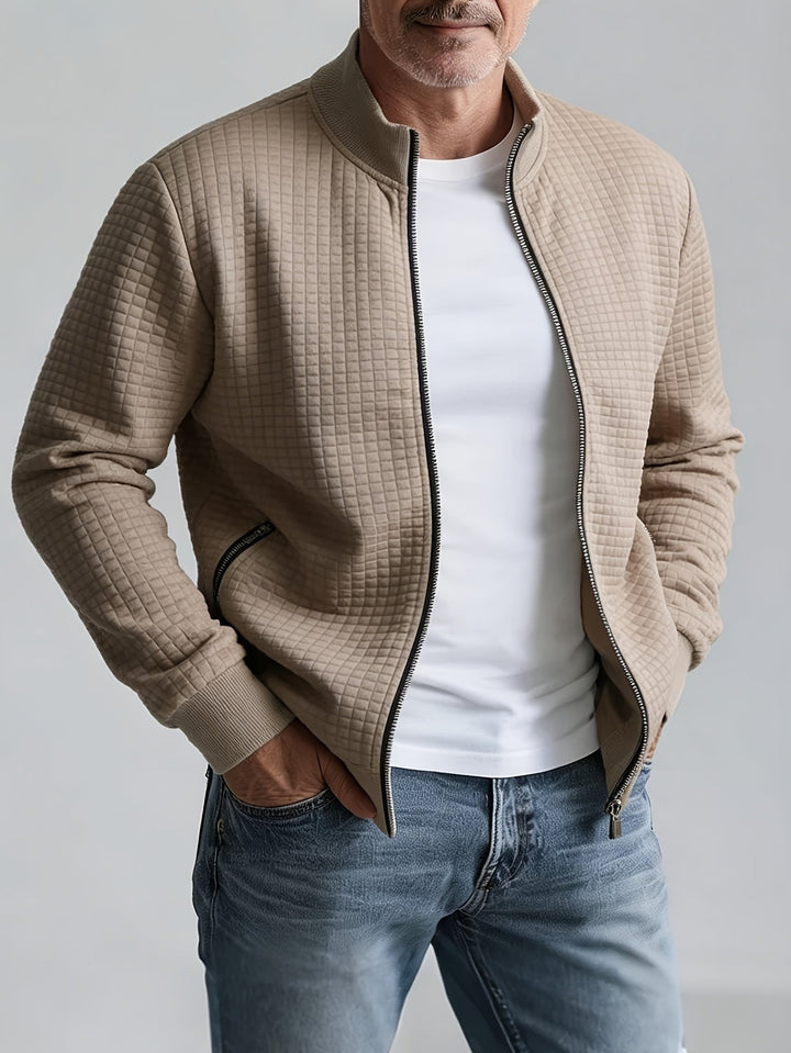 Grayson Stand-Collar Zip Jacket