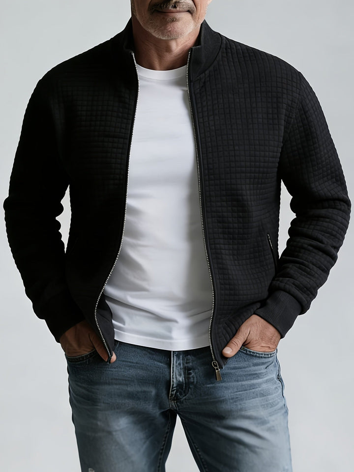 Grayson Stand-Collar Zip Jacket