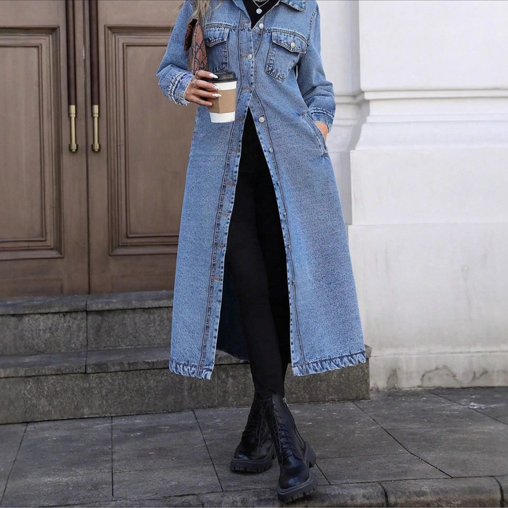 Lorelei Long Denim Coat