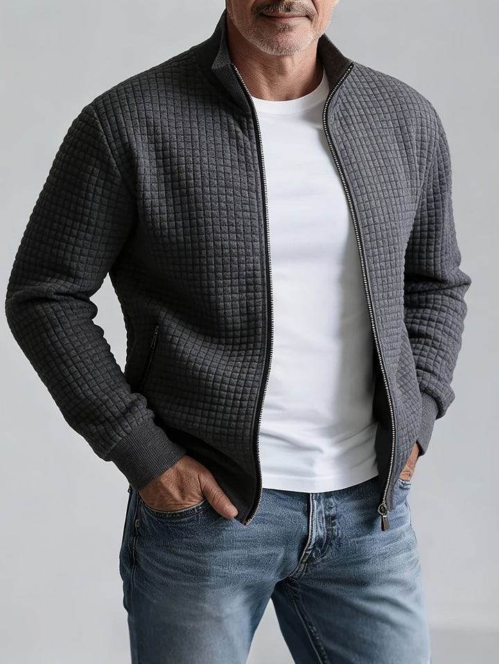 Grayson Stand-Collar Zip Jacket