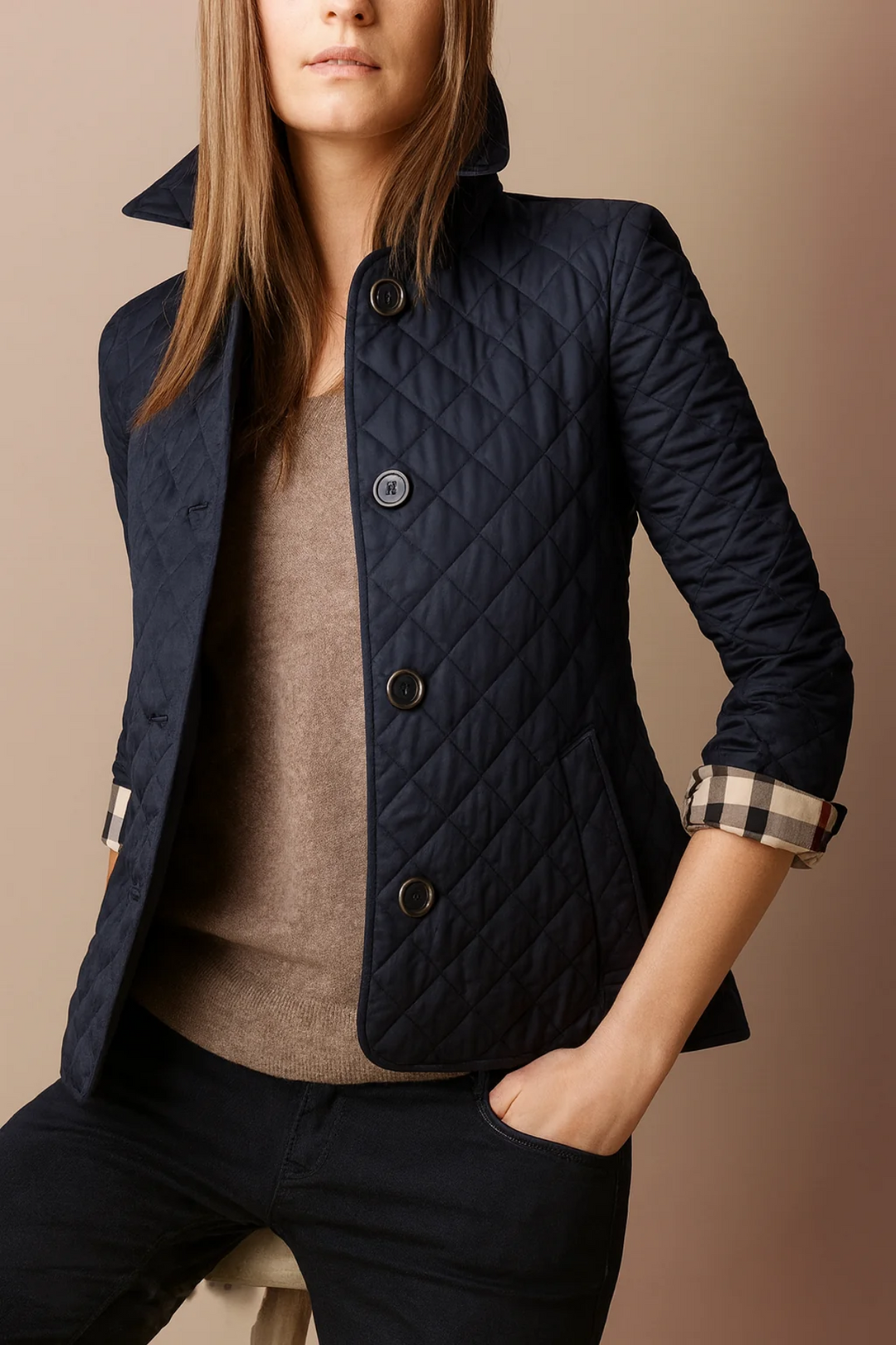 Bettina Quilted Button Jacket