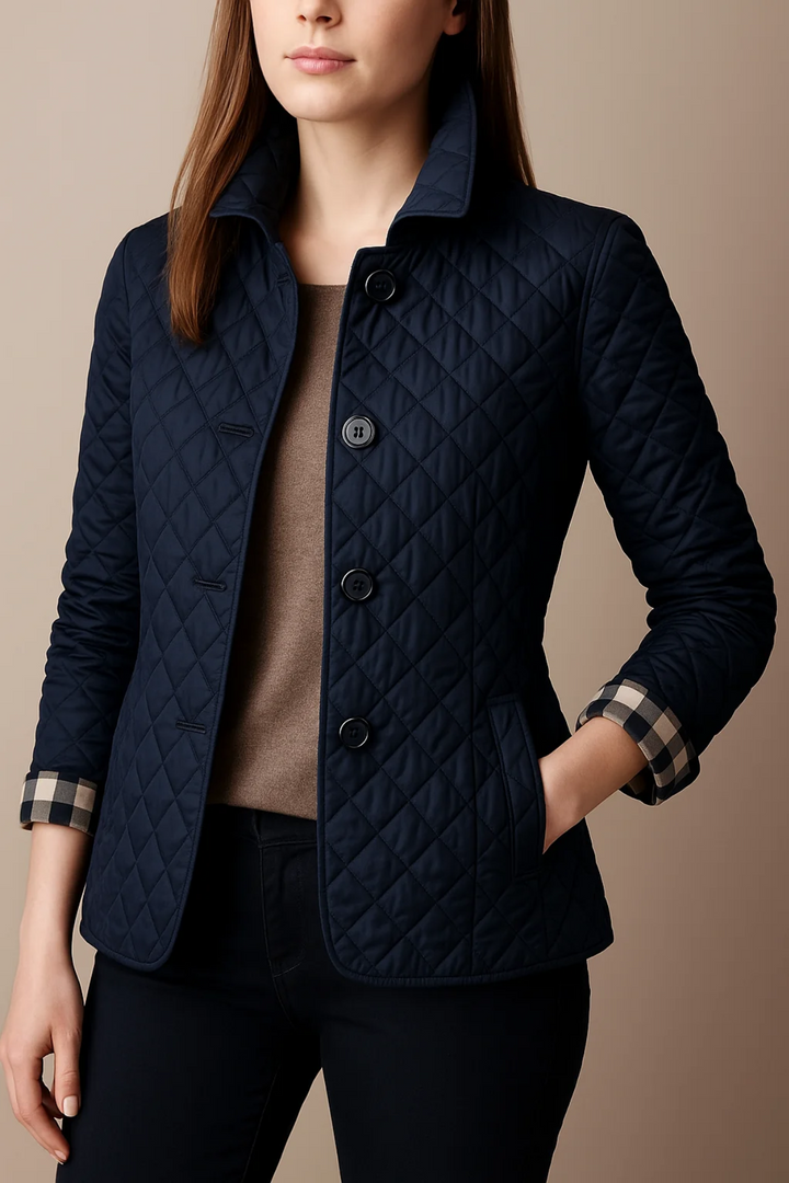 Bettina Quilted Button Jacket