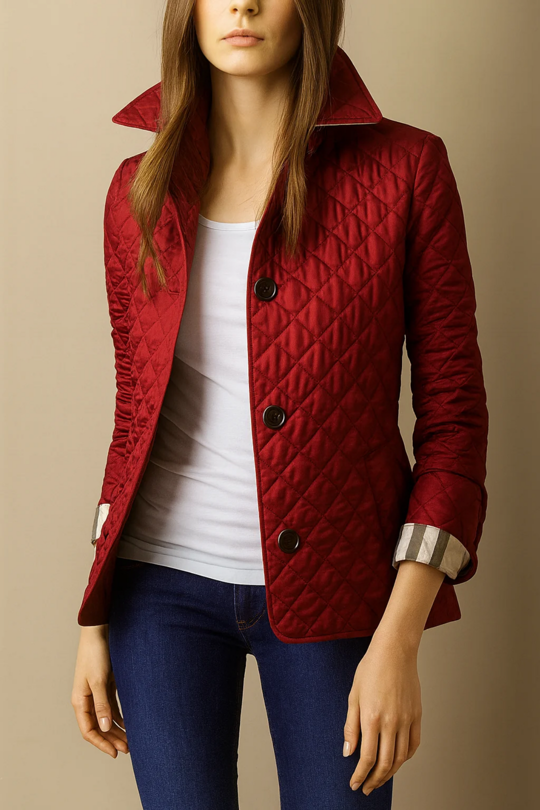 Bettina Quilted Button Jacket