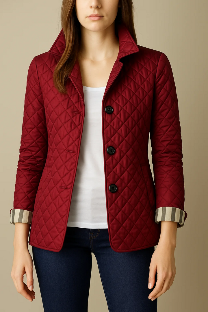 Bettina Quilted Button Jacket