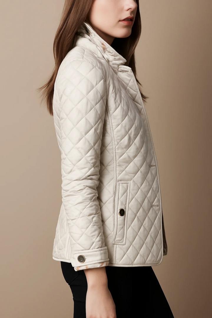 Bettina Quilted Button Jacket