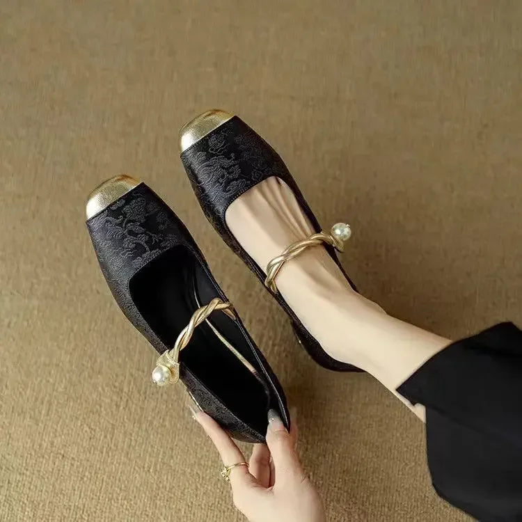 Raphaela Braided Strap Mary Janes