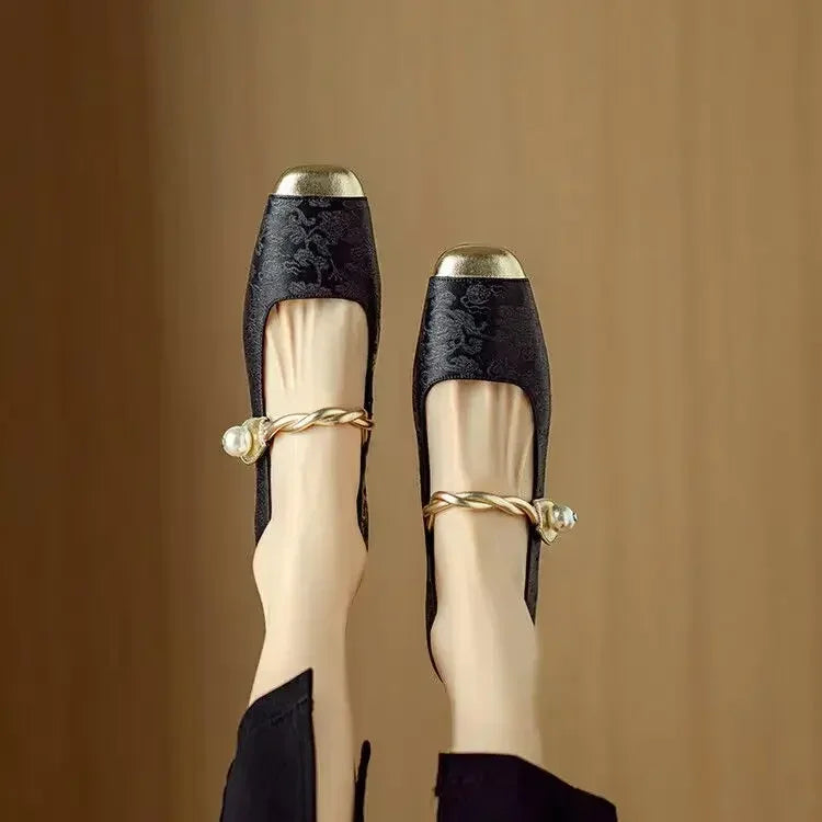 Raphaela Braided Strap Mary Janes