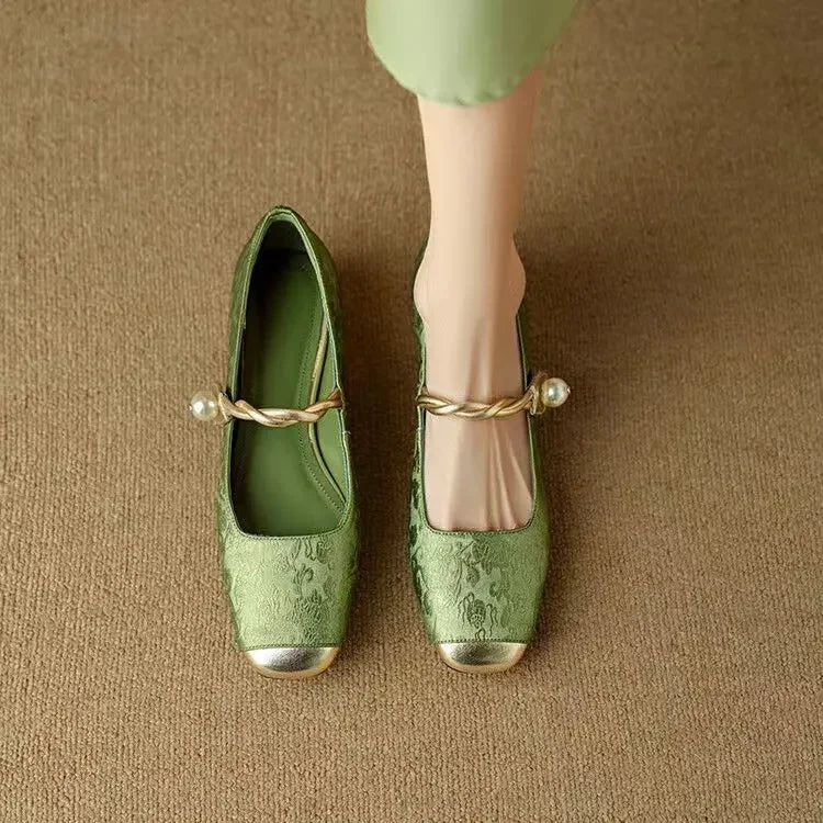 Raphaela Braided Strap Mary Janes