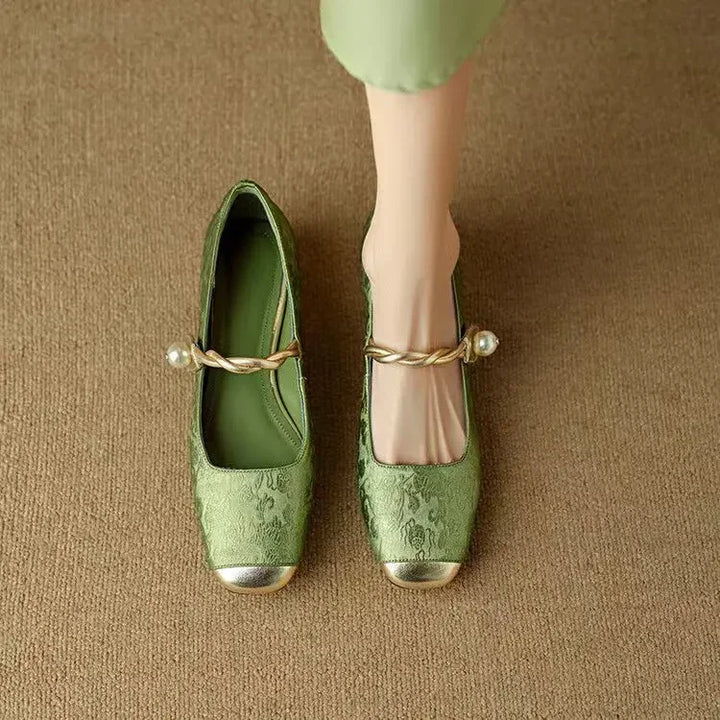 Raphaela Braided Strap Mary Janes
