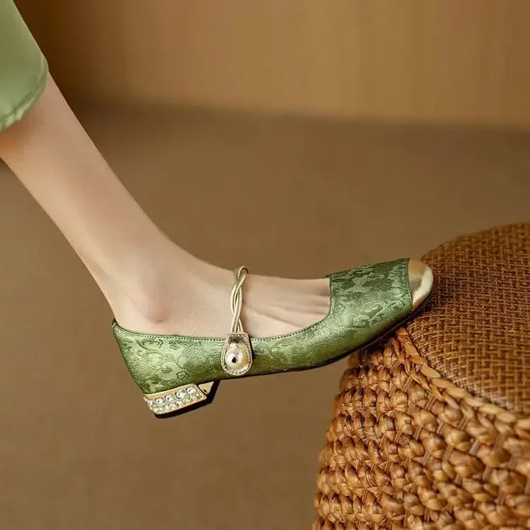 Raphaela Braided Strap Mary Janes