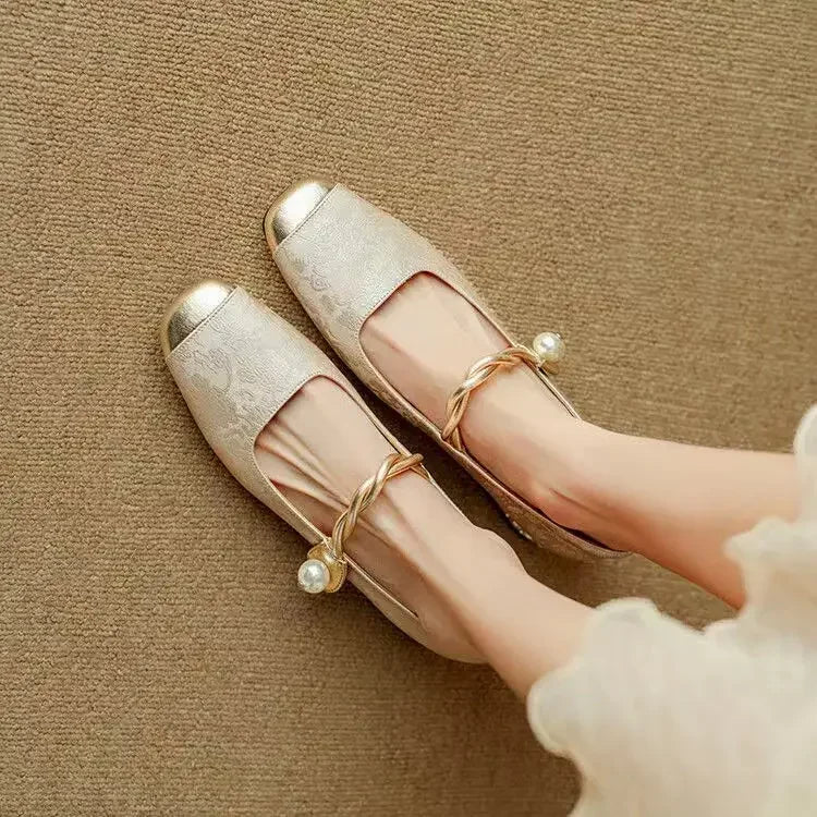 Raphaela Braided Strap Mary Janes
