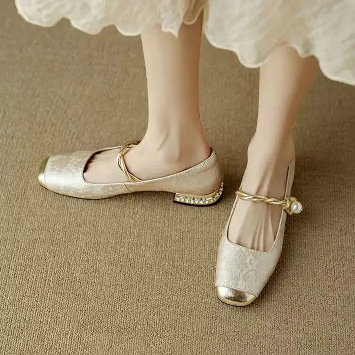 Raphaela Braided Strap Mary Janes