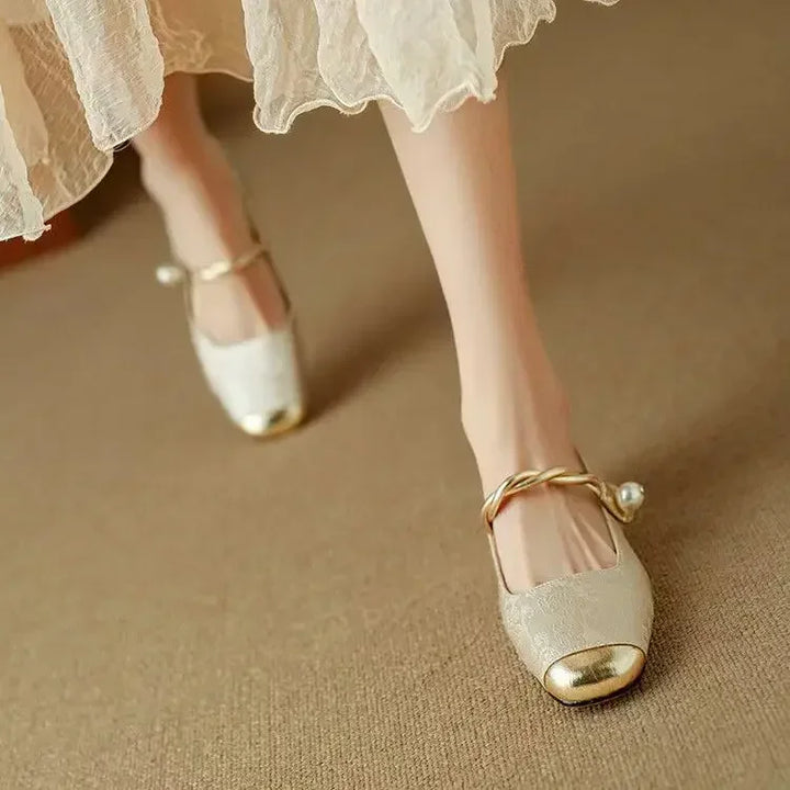 Raphaela Braided Strap Mary Janes