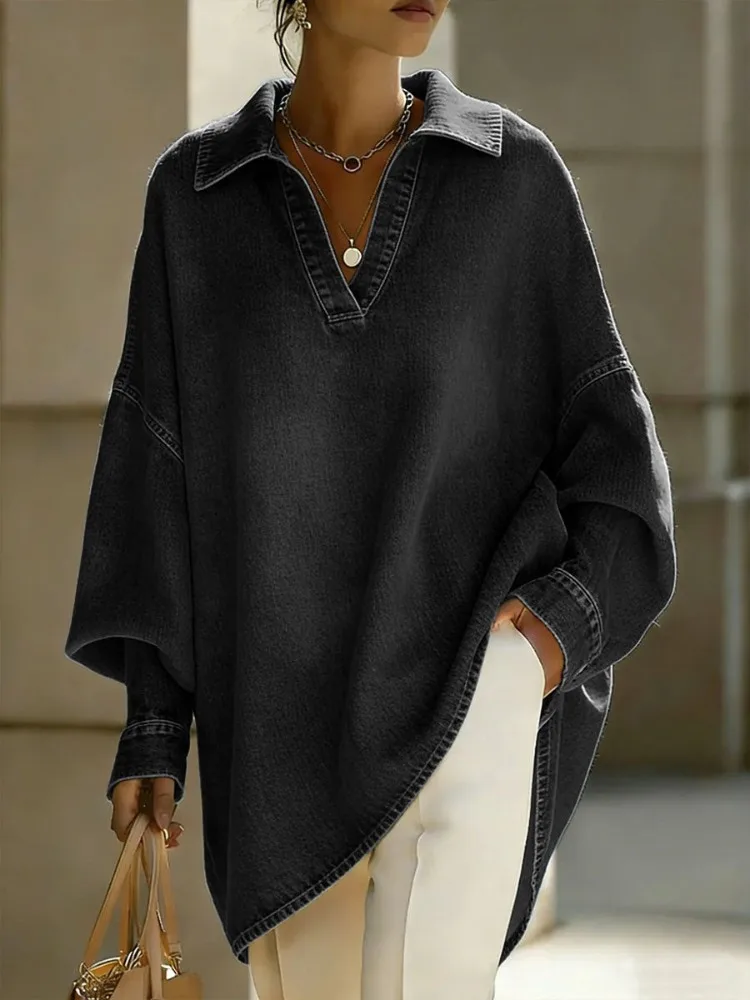 Solane Washed Denim Shirt
