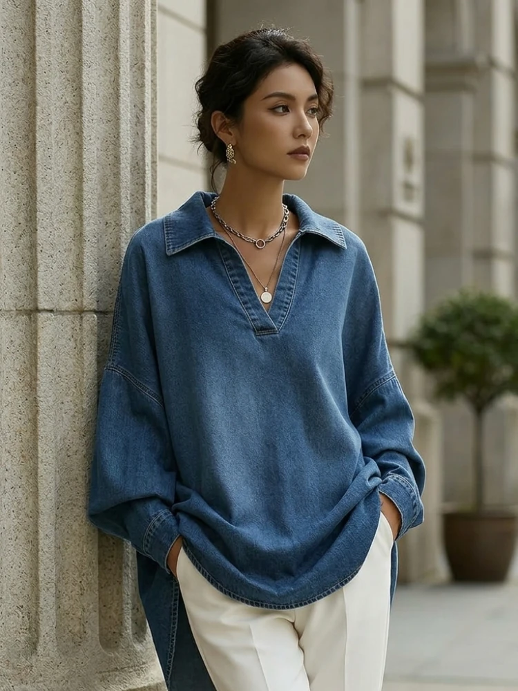 Solane Washed Denim Shirt