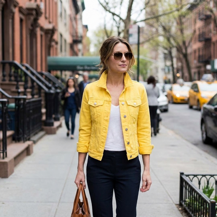 Josephine Cropped Denim Jacket