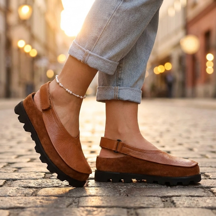 Bianca Comfortable Wide Toe Sandals